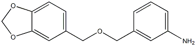3-[(2H-1,3-benzodioxol-5-ylmethoxy)methyl]aniline