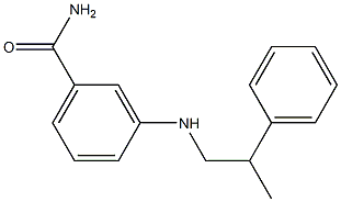 3-[(2-phenylpropyl)amino]benzamide