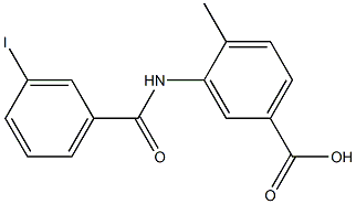 3-[(3-iodobenzene)amido]-4-methylbenzoic acid|