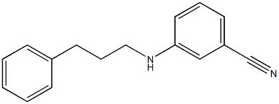 3-[(3-phenylpropyl)amino]benzonitrile
