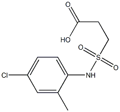 3-[(4-chloro-2-methylphenyl)sulfamoyl]propanoic acid