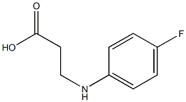 3-[(4-fluorophenyl)amino]propanoic acid Structure