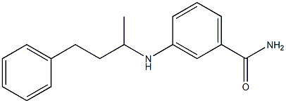3-[(4-phenylbutan-2-yl)amino]benzamide