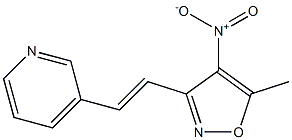 3-[(E)-2-(5-methyl-4-nitroisoxazol-3-yl)vinyl]pyridine Structure