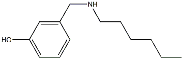 3-[(hexylamino)methyl]phenol 结构式
