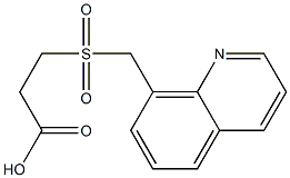 3-[(quinolin-8-ylmethane)sulfonyl]propanoic acid