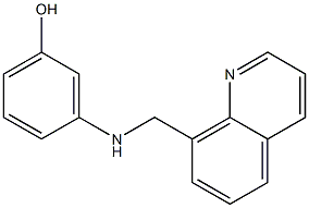 3-[(quinolin-8-ylmethyl)amino]phenol