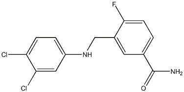 3-{[(3,4-dichlorophenyl)amino]methyl}-4-fluorobenzamide