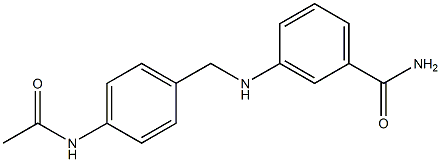 3-{[(4-acetamidophenyl)methyl]amino}benzamide