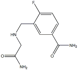 3-{[(carbamoylmethyl)amino]methyl}-4-fluorobenzamide Structure
