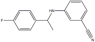 3-{[1-(4-fluorophenyl)ethyl]amino}benzonitrile