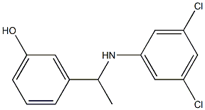 3-{1-[(3,5-dichlorophenyl)amino]ethyl}phenol