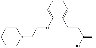 3-{2-[2-(piperidin-1-yl)ethoxy]phenyl}prop-2-enoic acid