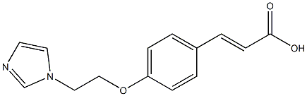 3-{4-[2-(1H-imidazol-1-yl)ethoxy]phenyl}prop-2-enoic acid
