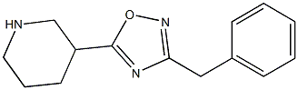3-benzyl-5-(piperidin-3-yl)-1,2,4-oxadiazole Structure