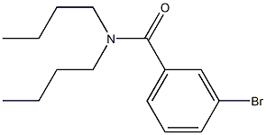 3-bromo-N,N-dibutylbenzamide Structure