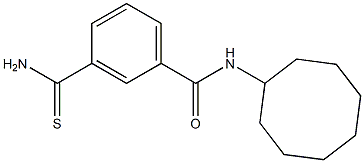 3-carbamothioyl-N-cyclooctylbenzamide