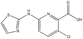 3-chloro-6-(1,3-thiazol-2-ylamino)pyridine-2-carboxylic acid