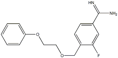 3-fluoro-4-[(2-phenoxyethoxy)methyl]benzenecarboximidamide
