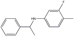 3-fluoro-4-methyl-N-(1-phenylethyl)aniline
