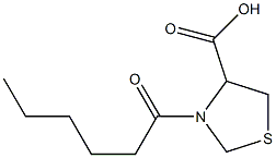 3-hexanoyl-1,3-thiazolidine-4-carboxylic acid|