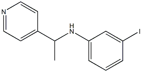 3-iodo-N-[1-(pyridin-4-yl)ethyl]aniline 结构式