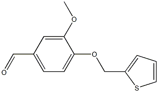 3-methoxy-4-(thiophen-2-ylmethoxy)benzaldehyde