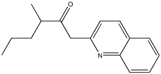 3-methyl-1-(quinolin-2-yl)hexan-2-one