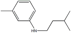 3-methyl-N-(3-methylbutyl)aniline Structure