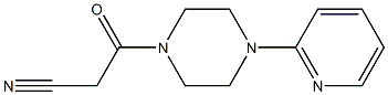 3-oxo-3-(4-pyridin-2-ylpiperazin-1-yl)propanenitrile