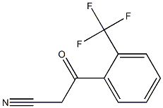 3-oxo-3-[2-(trifluoromethyl)phenyl]propanenitrile Structure
