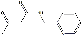 3-oxo-N-(pyridin-2-ylmethyl)butanamide Structure