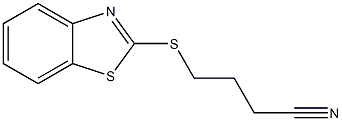 4-(1,3-benzothiazol-2-ylsulfanyl)butanenitrile Structure