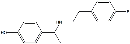 4-(1-{[2-(4-fluorophenyl)ethyl]amino}ethyl)phenol