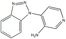 4-(1H-1,2,3-benzotriazol-1-yl)pyridin-3-amine Structure