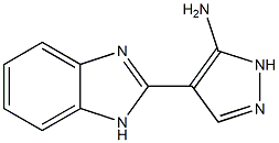 4-(1H-benzimidazol-2-yl)-1H-pyrazol-5-amine Struktur