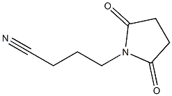 4-(2,5-dioxopyrrolidin-1-yl)butanenitrile Structure