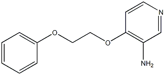 4-(2-phenoxyethoxy)pyridin-3-amine Struktur