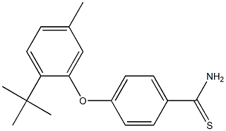 4-(2-tert-butyl-5-methylphenoxy)benzene-1-carbothioamide