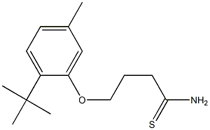 4-(2-tert-butyl-5-methylphenoxy)butanethioamide