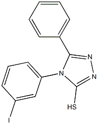 4-(3-iodophenyl)-5-phenyl-4H-1,2,4-triazole-3-thiol