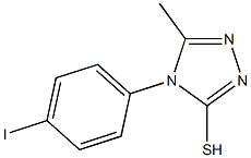 4-(4-iodophenyl)-5-methyl-4H-1,2,4-triazole-3-thiol Structure