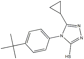 4-(4-tert-butylphenyl)-5-cyclopropyl-4H-1,2,4-triazole-3-thiol