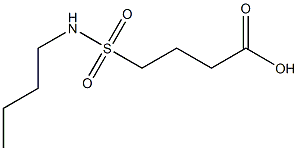 4-(butylsulfamoyl)butanoic acid Structure
