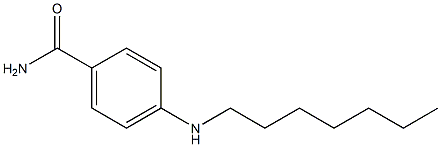 4-(heptylamino)benzamide 结构式