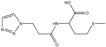 4-(methylsulfanyl)-2-[3-(1H-1,2,3-triazol-1-yl)propanamido]butanoic acid