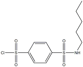 4-(pentylsulfamoyl)benzene-1-sulfonyl chloride