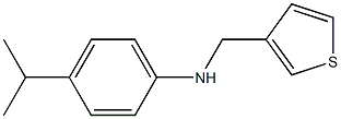 4-(propan-2-yl)-N-(thiophen-3-ylmethyl)aniline