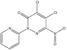  4,5-dichloro-6-nitro-2-pyridin-2-ylpyridazin-3(2H)-one