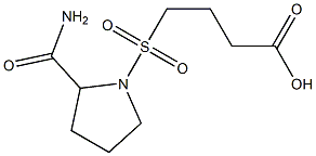 4-[(2-carbamoylpyrrolidine-1-)sulfonyl]butanoic acid